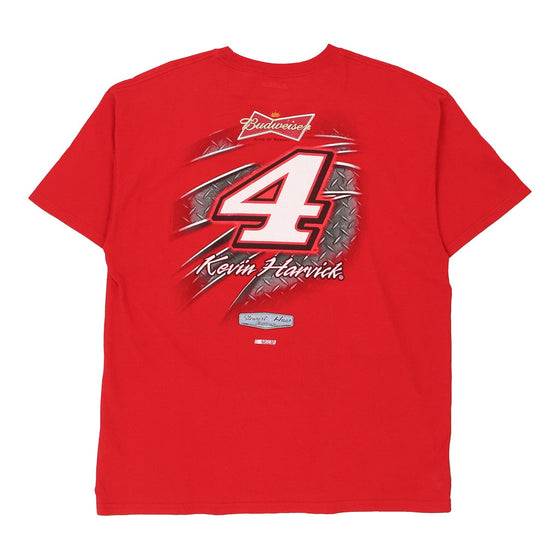 Vintage red Kevin Harvick Nascar T-Shirt - mens x-large