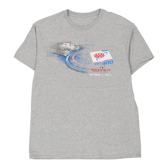 Pre-Loved grey Dover Monster Mile 400 Unbranded T-Shirt - mens medium