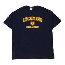  Vintage navy Lycoming College Gildan T-Shirt - mens xx-large