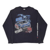 Vintage navy Dale Earnhardt Jr Chase Authentics Long Sleeve T-Shirt - mens x-large