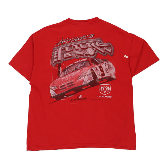 Vintage red Kasey Kahne Chase Authentics T-Shirt - mens large