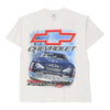 Vintage white Chevrolet Delta T-Shirt - mens large