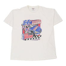  Vintage white Todd Bodine Jerzees T-Shirt - mens large