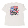 Vintage white Todd Bodine Jerzees T-Shirt - mens large