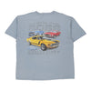 Vintage blue Nascar T-Shirt - mens xx-large