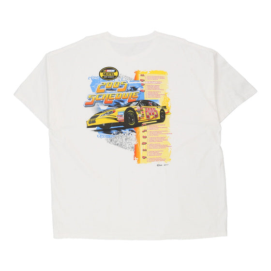 Vintage white 2005 Cup Series Nascar T-Shirt - mens xxx-large