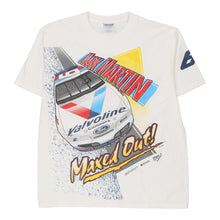  Vintage white Mark Martin Gildan T-Shirt - mens x-large