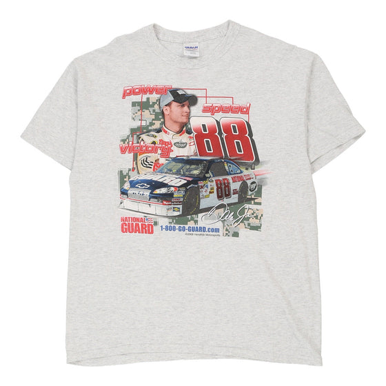 Vintage grey Dale Jr Gildan T-Shirt - mens large