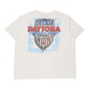 Vintage white Nascar T-Shirt - mens xx-large