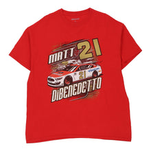  Vintage red Dibenedetto Nascar T-Shirt - mens x-large