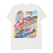  Vintage white Mark Martin Hunter Sportswear T-Shirt - mens medium