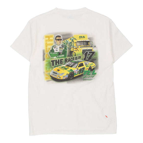 Vintage white Matt Kenseth Delta T-Shirt - mens small