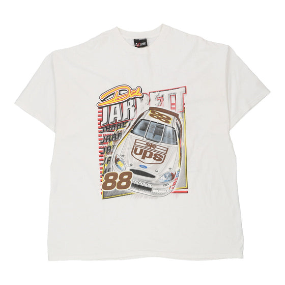 Vintage white Dale Earnhardt Chase Authentics T-Shirt - mens xx-large