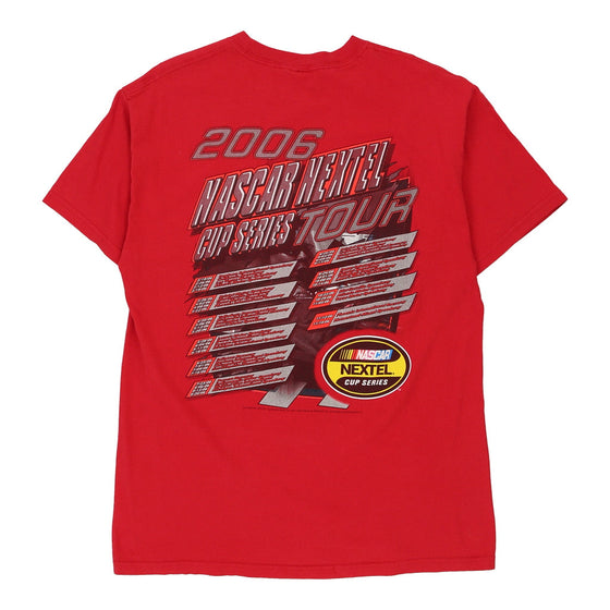 Vintage red Nextel Cup Series 2006 M&O Knits T-Shirt - mens large