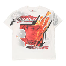  Vintage white Jeff Gordon Chase Authentics T-Shirt - mens x-large