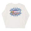 Vintage white Nascar T-Shirt - womens large