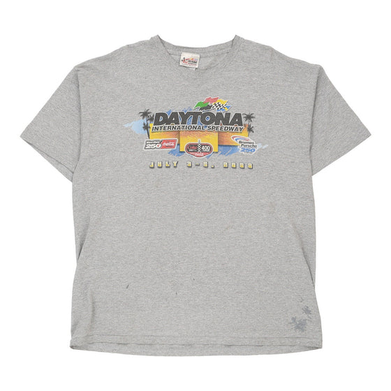 Vintage grey Daytona Speedway 2008 Chase Authentics T-Shirt - mens x-large