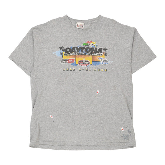 Vintage grey Daytona Speedway 2008 Chase Authentics T-Shirt - mens x-large