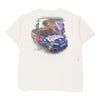 Vintage white Dale Jr Nascar T-Shirt - mens large