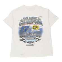  Vintage white Matt Kenseth Unbranded T-Shirt - mens x-large