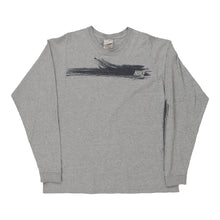  Vintage grey Nike Long Sleeve T-Shirt - mens x-large