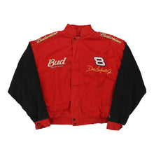  Vintage red Budweiser Competitors View Jacket - mens x-large