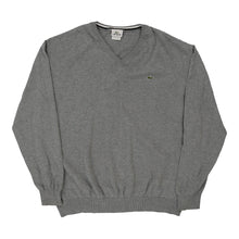  Vintage grey Lacoste Jumper - mens x-large