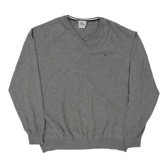 Vintage grey Lacoste Jumper - mens x-large