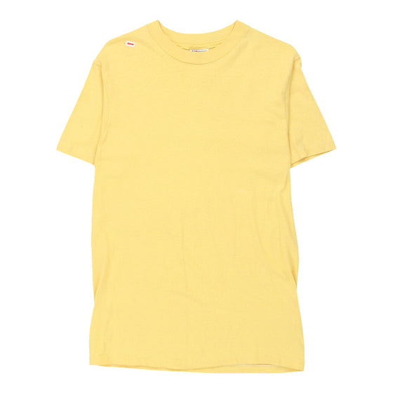 Vintage yellow Hanes T-Shirt - mens medium