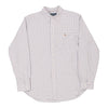 Ralph Lauren Checked Shirt - XL White Cotton