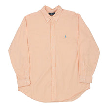  Ralph Lauren Striped Shirt - XL Orange Cotton