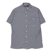  Polo Ralph Lauren Checked Short Sleeve Shirt - Medium Navy Cotton