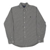 Ralph Lauren Checked Shirt - Large Grey Cotton