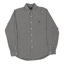  Ralph Lauren Checked Shirt - Large Grey Cotton