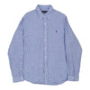 Ralph Lauren Checked Shirt - XL Blue Cotton