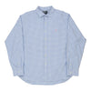 Ralph Lauren Checked Shirt - 2XL Blue Cotton