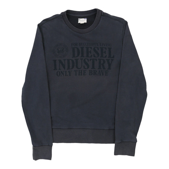 Vintage navy Diesel Sweatshirt - womens large