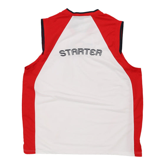 Vintage white Starter Jersey - mens x-large