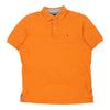 Vintage orange Tommy Hilfiger Polo Shirt - mens medium