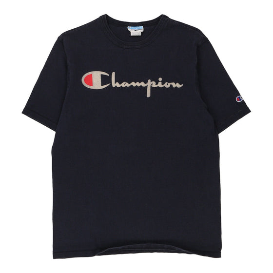 Vintage navy Champion T-Shirt - mens medium