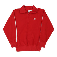  Vintage red Adidas 1/4 Zip - womens small