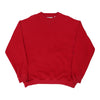 Vintage red Fila Sweatshirt - mens xx-large