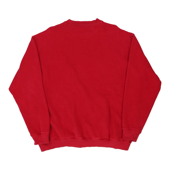 Vintage red Fila Sweatshirt - mens xx-large