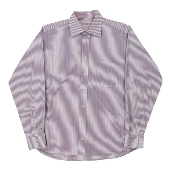 Vintage purple Made in USA Burberry London Shirt - mens large