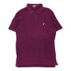 Vintage purple Burberry Brit Polo Shirt - mens x-large