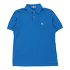 Vintage blue Burberry Brit Polo Shirt - mens medium