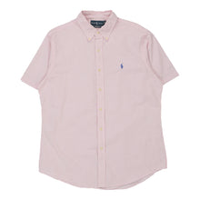  Vintage pink Ralph Lauren Short Sleeve Shirt - mens large