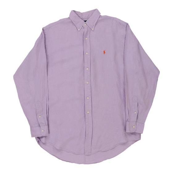 Vintage purple Ralph Lauren Shirt - mens large