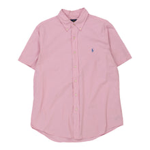  Vintage pink Ralph Lauren Short Sleeve Shirt - mens large