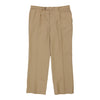 Vintage beige Bell Trousers - mens 34" waist